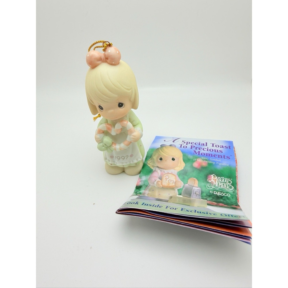Precious Moments #272698 "Cane You Join Us Christmas"‎ Ornament Figurine  1997